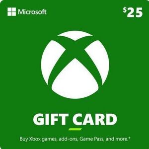 Never used $25 Xbox gift card